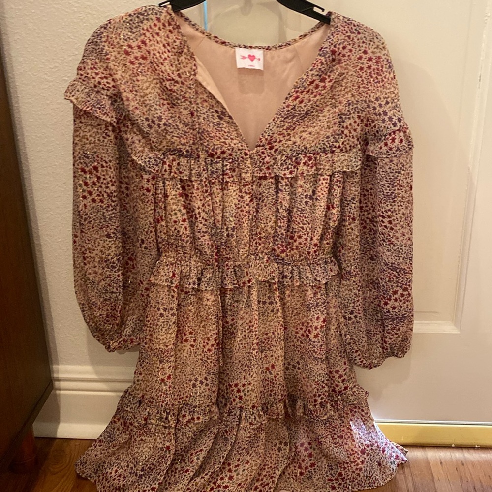 Adorable multi-colored dress. Buddy love. Size XS